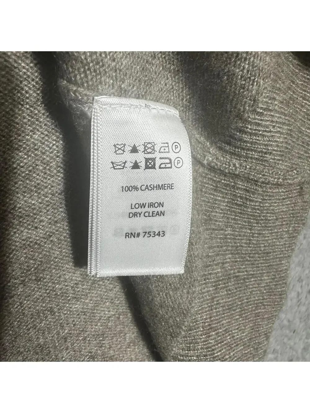 Tahari Tan Crewneck Sweater Classic Knit